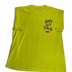 Uprisers "Hate Is A Virus" Cotton T-Shirt With Graphic Print For AAPI Support